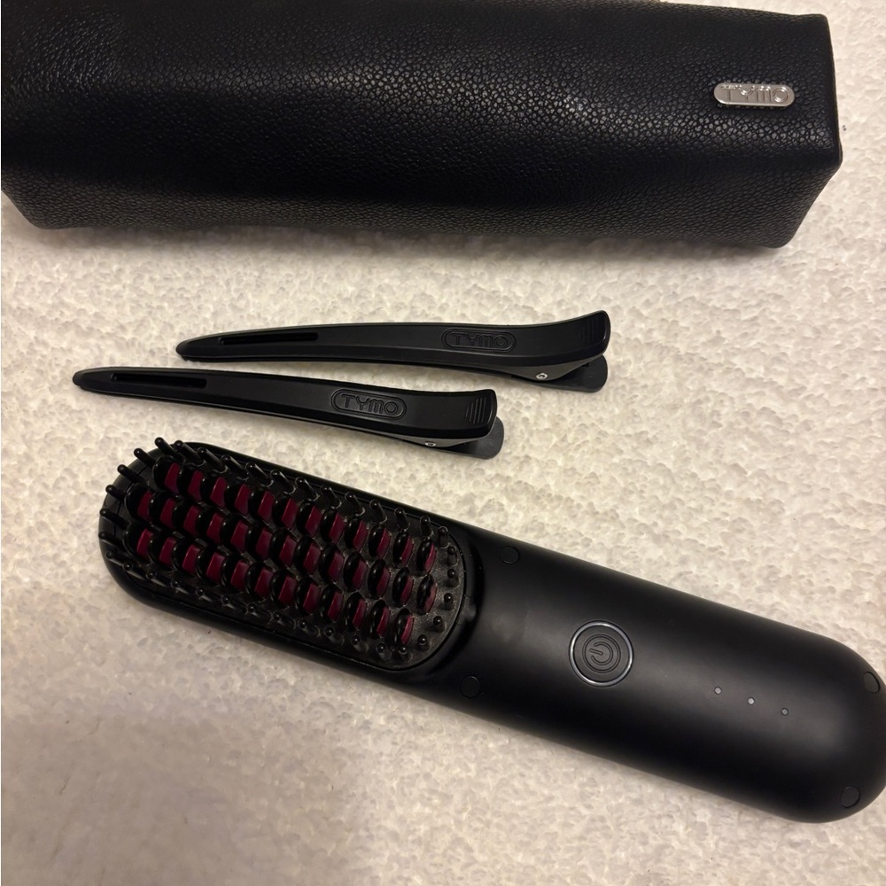 TYMO Black Hair Straightening Brush